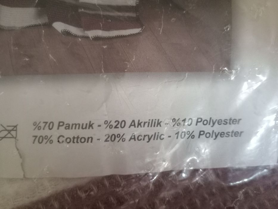 Срочно!Плед-одеяло х/б 150/200 см  и скатерть-салфетка разм.45×95 Турц