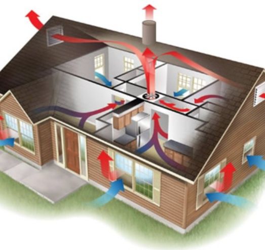 Вентиляция частного дома,монтаж приточных клапанов!