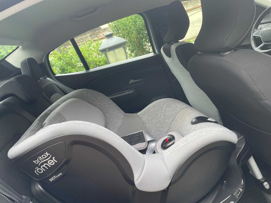 Scaun de masina BRITAX ROMER Dualfix M I-SIZE, Isofix, 0-18kg, gri+scaun de masa