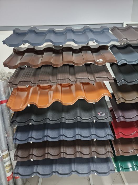 Металлочерепица, черепица, профлисты, кровельные материалы, сайдинг