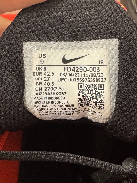 NIKE AIR MAX PLUS DRIFT TN черно червено 42,5