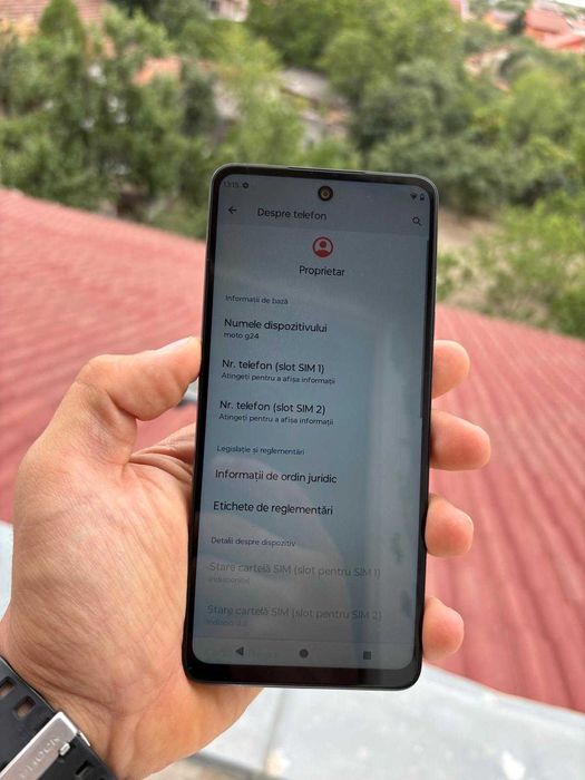 Motorola Moto G24,Matte Charcoal,Dual SIM,Memorie 128GB,4GB RAM - NOU