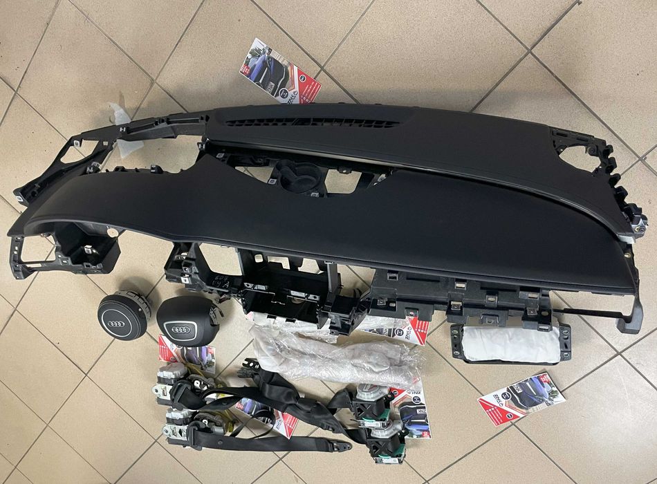 Audi A8 - plansa de bord - kit airbag volan pasager cortine - centuri