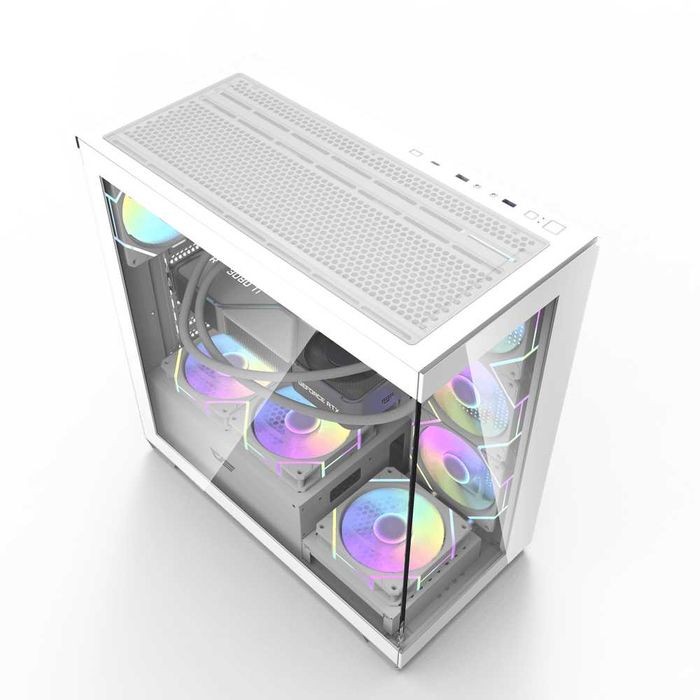 ' Корпус для ПК darkFlash DS900 WHITE (ATX, Без вентиляторов)