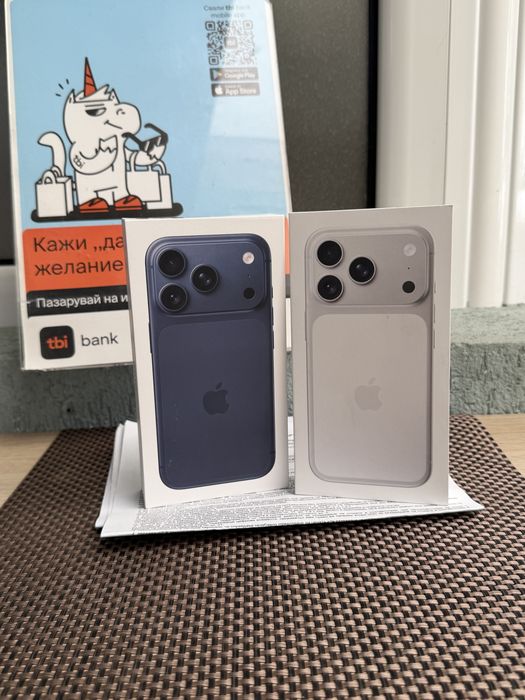 iPhone 17 Pro 256Gb Silver / Deep Blue НОВ! *ЛИЗИНГ* 36М ГАРАНЦИЯ