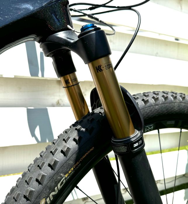 Bicicleta Cube AMS 100 Full carbon 29” Eagle AXS electronic Kashima mar L - MTB XC - cumparata din Romania cu factura