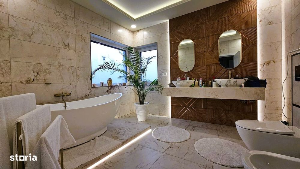 Casă modernă parter | stil minimalist - complet mobilată și utilată