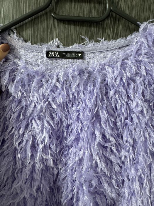 Блузка с ресни Zara