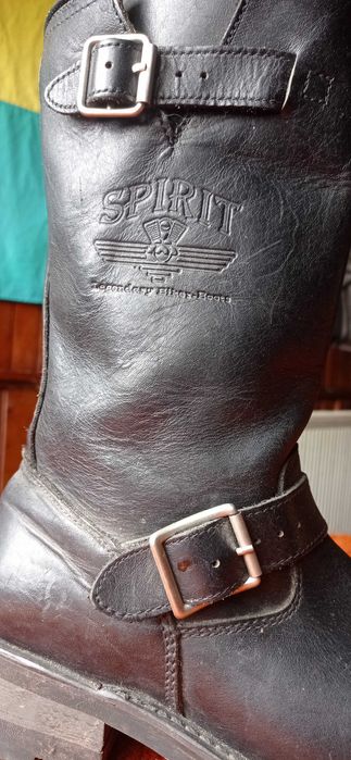 Мото- боти естествена кожа