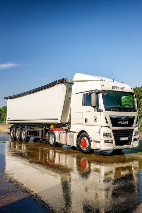 Vand semiremorca cereale 52 mc 2023 Schmitz si cap tractor man 2015