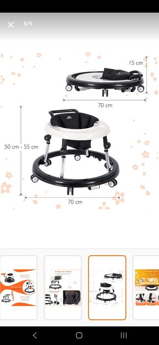 Rotobil premergator reglabil si pliabil KidProtect King Walker Cluj