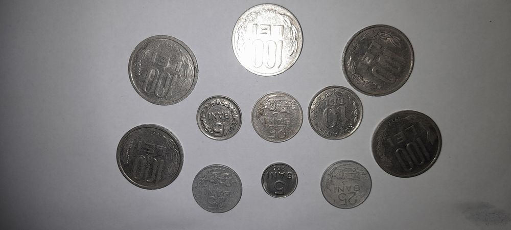 Vând lot 11 monede din România
