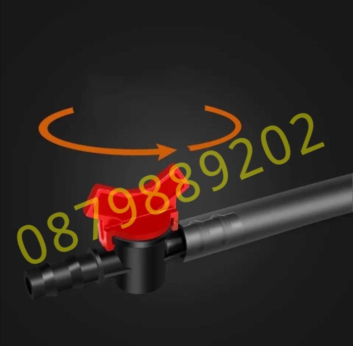 Ръчна помпа за гориво с маркуч и кранче / Автомобил / Кола / Дизел