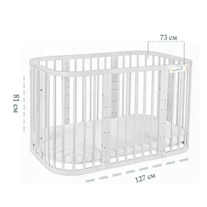 Многофункционално бебешко легло ComfortBaby Smart Trip 5в1- Сив