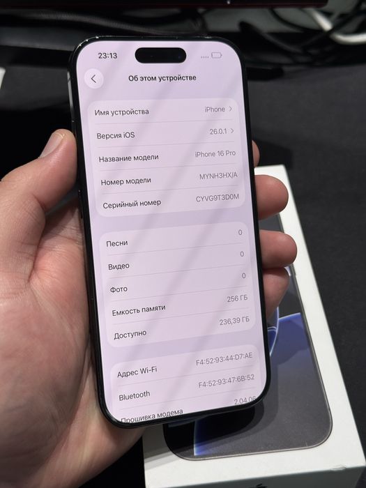 Iphone 16 pro 256gb 92%