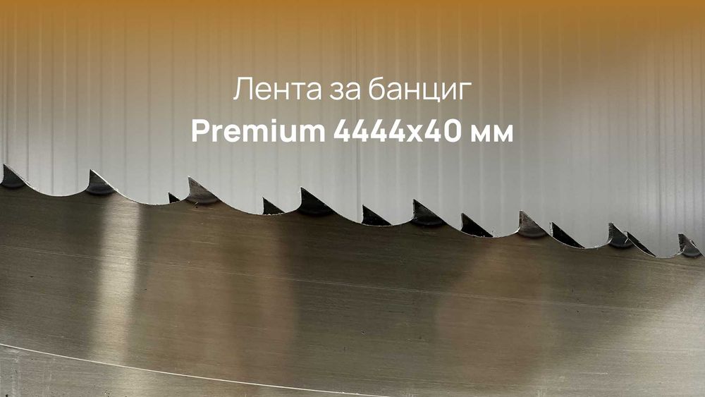 PREMIUM Лента за банциг за разкрояване на трупи - 4444x40x1,14