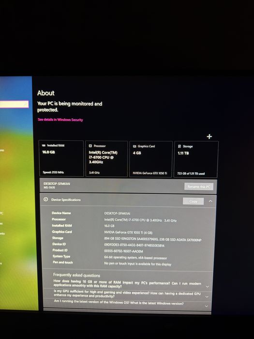 Vand pc gaming/office