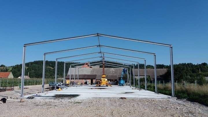 Hală metalică diferite dimensiuni lichidare de stoc