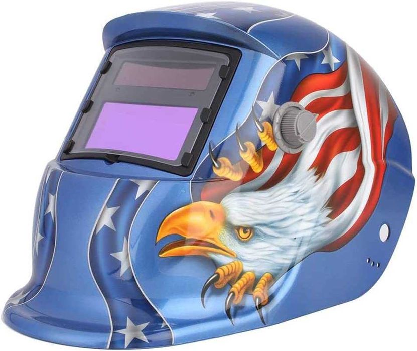 Соларна маска за заваряване-Автоматична- Blue-регулиране  9-13