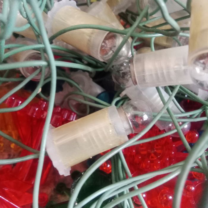 Ретро гирлянды новогодние