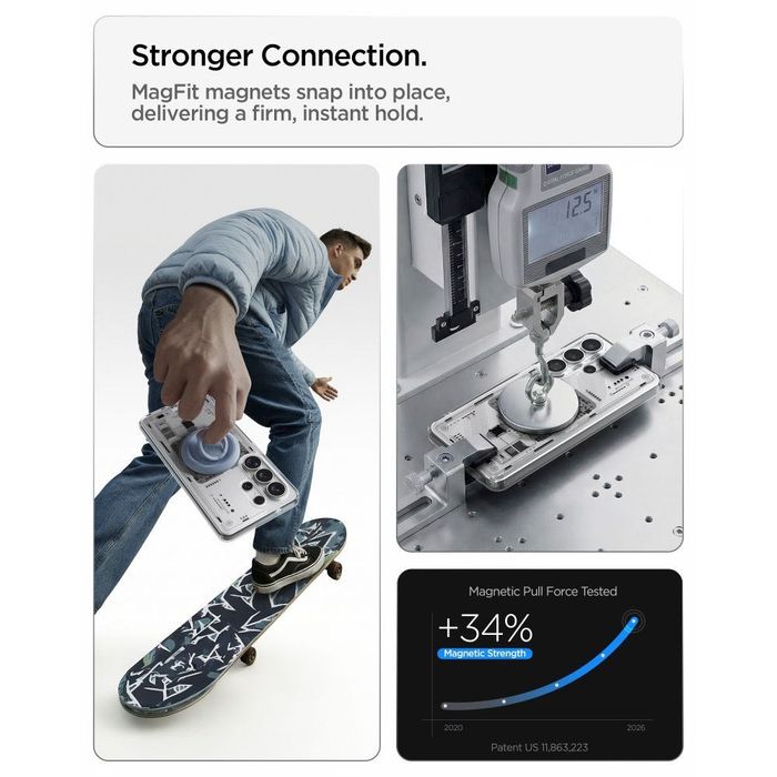 Прозрачен Кейс Spigen Ultra Hybrid Mag Neo One с MagSafe за Galaxy S26 Ultra