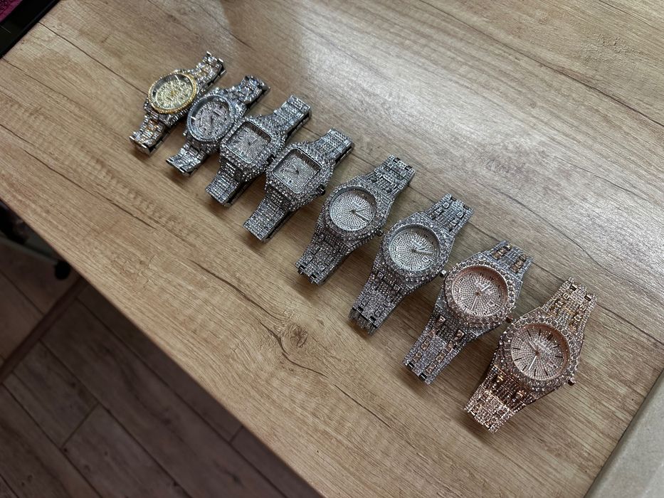 AP , Rolex , Cartier Диамантени часовници iced out