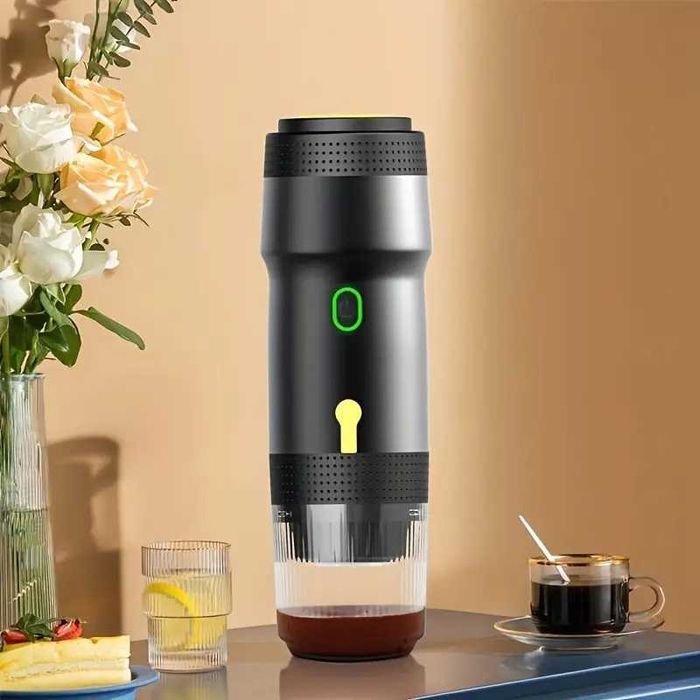 Портативна кафе машина,съвместима Nespresso,Dolce Gusto и насипно кафе