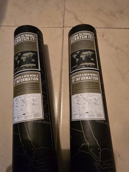 Скреч карти на света