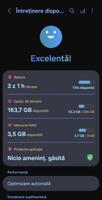 Samsung a56 5g 256 GB 8 GB ram are folie pusă ofer și 2 huse și cutie