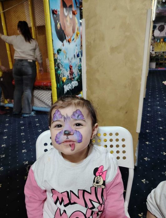 Animatori petreceri copii Bucuresti, pictura pe fata, superoi, printes