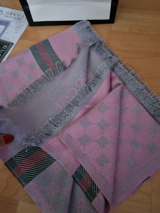 Esarfa/sal damă cu 2 fețe, super model, saculet, etichetă