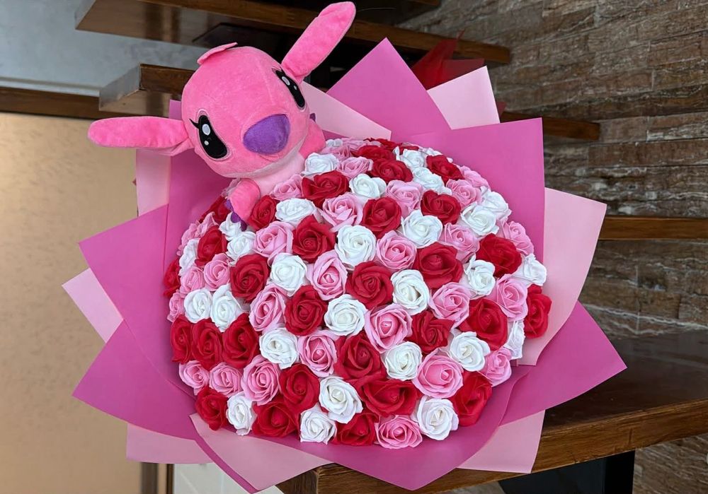 Aranjamente cu flori de săpun