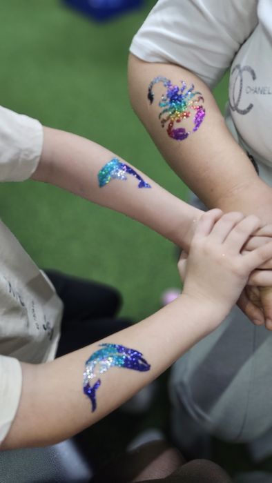 Аквагрим + блесктату!!!