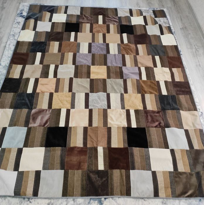 Покрывала в стиле пэчворк на подкладе.Ткани Турецкие.р 1,90*2,20.НОВЫЕ