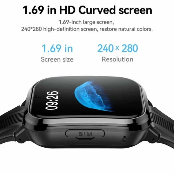 Детские умные часы HOCO Y108 4G LTE с GPS, видеозвонками