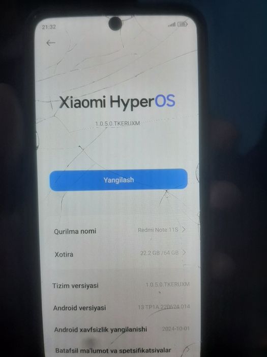 Telefon sotiladi Redmi note 11s