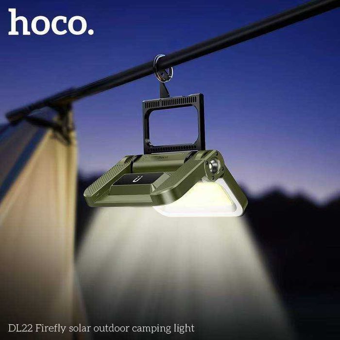 Hoco DL22 Solar Led Многофункциональная походная лампа для кемпинга