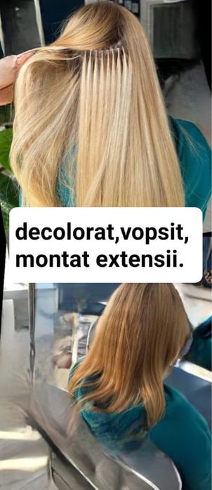 Aplic extensii cu cheratina