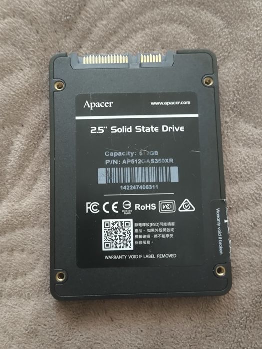 SATA SSD 512GB Apacer AS350X