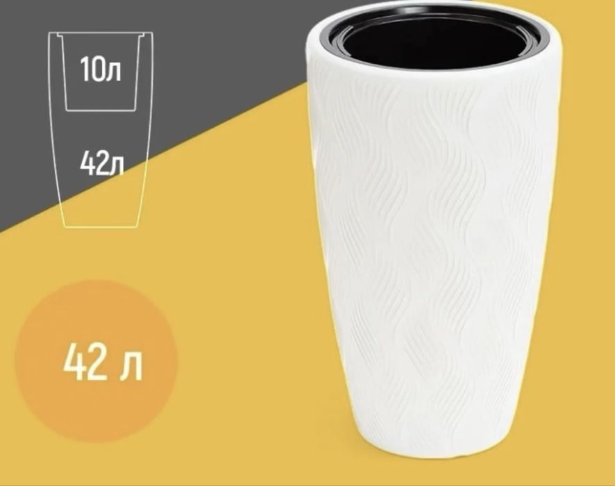 Кашпо для цветов 2шт