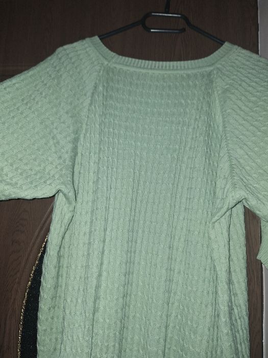 Bluza dama verde,marime mare 54,56