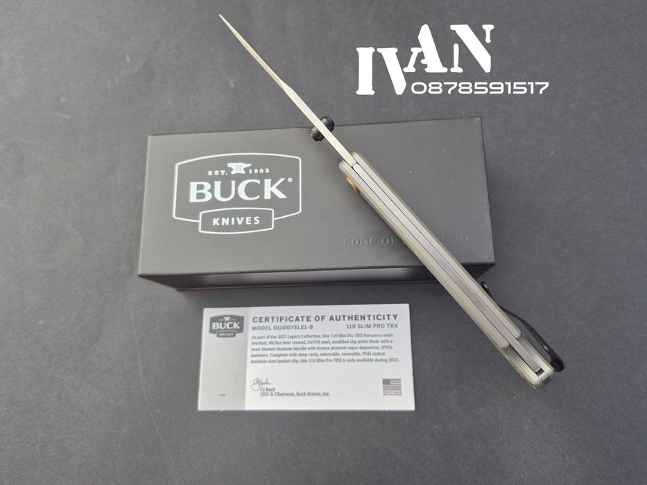 Нож Buck-110 Slim Pro Titanium Limited