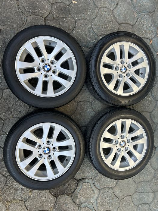 Jante aliaj 5x120mm, anvelope iarna 205/55 R16, BMW, E46, E90, E91, E81, E87, F29, F30, F31