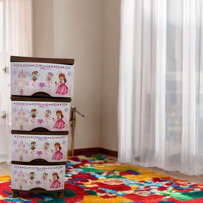 Пластмасов шкаф на 4 нива