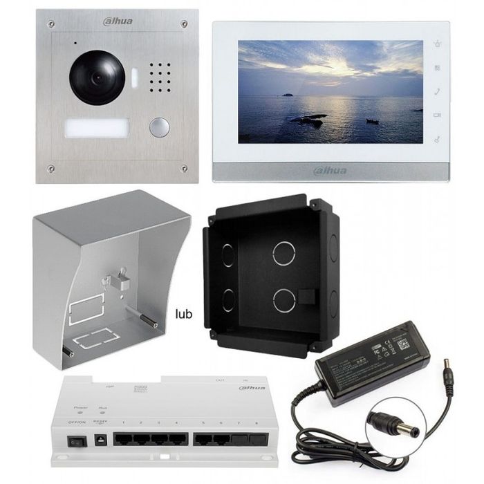 Dahua видеодомофон белый