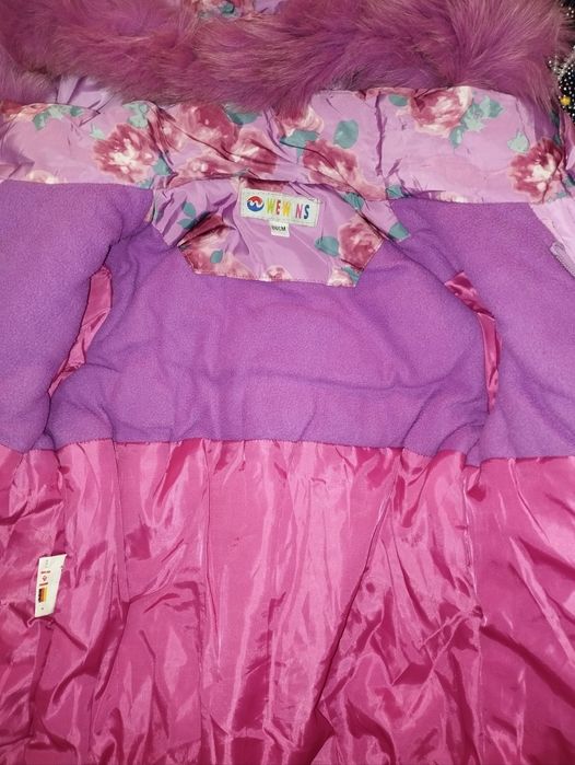 Зимняя куртка + комбез для девочки