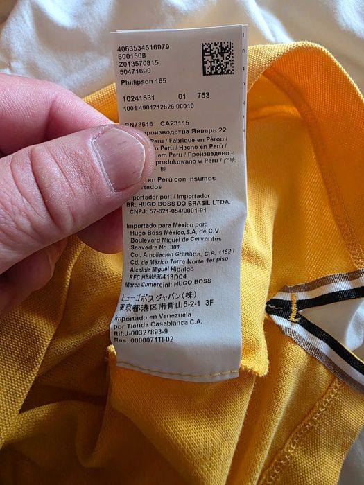 Нов BOSS PADDY Polo Shirt Мъжка Тениска С Яка Ежедневна Раз.L