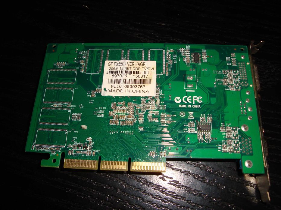 Placa video Forsa Nvidia FX 5500 256 Mb DDR AGP 4x / AGP 8x colectie