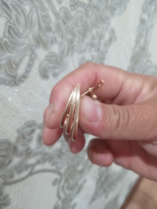Золотые серьги 6.5 грамм.583.проба