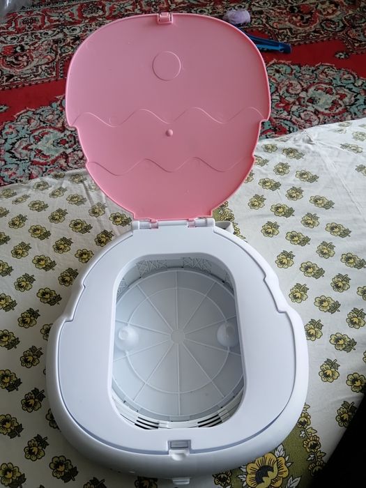 Горшок собирается.
